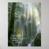 Nature inspirational quote John Muir Poster (Vorne)