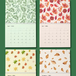Nature-Inspired Botanical Art Wall Calendar Kalender