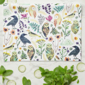 Nature-Inspired Botanical Pattern Decorative Throw Geschirrtuch (Gefaltet)