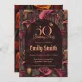 Nature Inspired Call Lilies Petal 90Th Birthday Einladung (Vorne/Hinten)