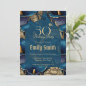 Nature Inspired Call Lilies Petal First Birthday Einladung (Stehend Vorderseite)