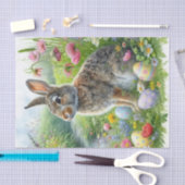 Nature Inspired Easter Eggs and Rabbit Seidenpapier (Handwerk)