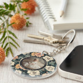 Nature-inspired party favor Rose Flower Schlüsselanhänger (Vorderseite rechts)