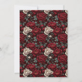 Nature Inspired Peonies Aesthetic Boho Birthday Einladung (Rückseite)