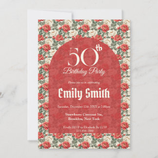 Nature Inspired Peonies Luxury Boho Birthday Einladung