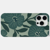 Nature-inspired phone case with green flowers (Rückseite (Horizontal))
