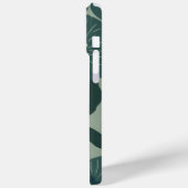 Nature-inspired phone case with green flowers (Rückseite / Links)