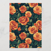 Nature Inspired Rose Charm Surprise Birthday Party Einladung (Rückseite)