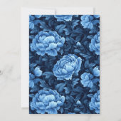 Nature Inspired Rose Flower Summer Party Einladung (Rückseite)