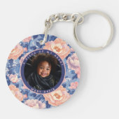 Nature-inspired Valentine Gifts For Him Custom  Schlüsselanhänger (Rückseite)