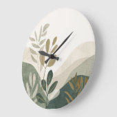 Nature Inspired Wall Clock  Große Wanduhr (Winkel)