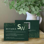 Nature Inspired Wedding Info Cards Begleitkarte