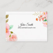 Nature Inspiriert : Benutzerdefinierte Visitenkart Visitenkarte (Rückseite)