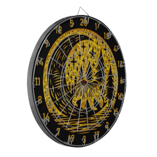 Nature Inspiriert Dart Board for Pros Dartscheibe (Vorderseite Links)