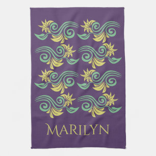 Nature Inspiriert Handtuch in Monogramm