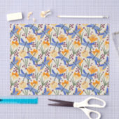 Nature Inspiriert Libelle und Crocus Floral Seidenpapier (Handwerk)
