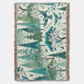 Nature Inspiriert Nahtloses Design Decke (Vorderseite Vertikal)