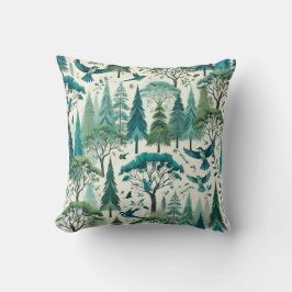 Nature Inspiriert Nahtloses Design Kissen