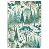 Nature Inspiriert Nahtloses Design Klemmbrett (Rückseite)