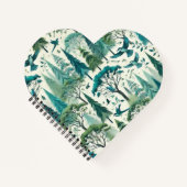 Nature Inspiriert Nahtloses Design Notizblock (Vorderseite)