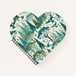 Nature Inspiriert Nahtloses Design Notizblock