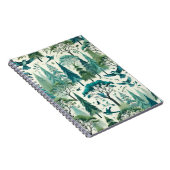 Nature Inspiriert Nahtloses Design Notizblock (Rechte Seite)