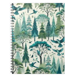 Nature Inspiriert Nahtloses Design Notizblock