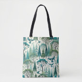 Nature Inspiriert Nahtloses Design Tasche (Vorderseite)