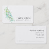 Nature Inspiriert Palmblättergarten Grüne Kulturka Terminkarte (Vorne/Hinten)