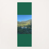 Nature Inspiriert Yogamattel mit grünem Hintergrun Yogamatte (Vorderseite)