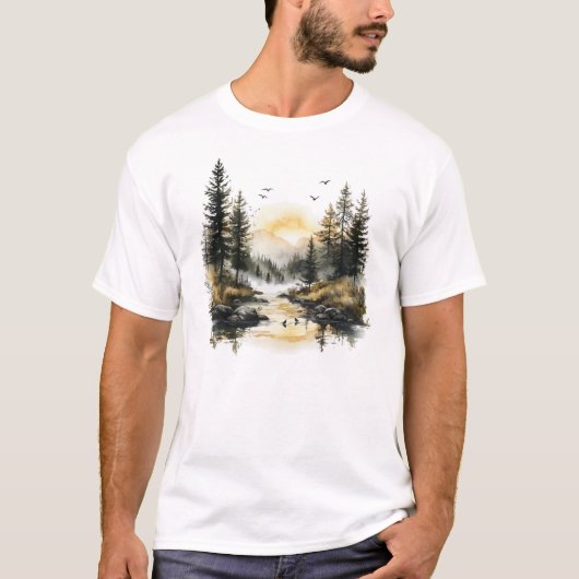 Nature Is Calling T-Shirt (Vorderseite)