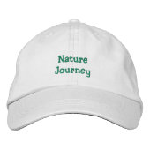 Nature Journey Hat Bestickte Baseballkappe (Vorderseite)