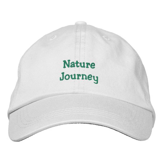 Nature Journey Hat Bestickte Baseballkappe (Vorderseite)