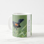 Nature Journey Red-Winged Black Bird Tasse (Vorderseite Links)