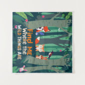 Nature Joy N01 Wandteppich (Vorderseite (Horizontal))