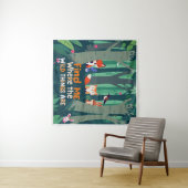 Nature Joy N01 Wandteppich (Beispiel (Horizontal))