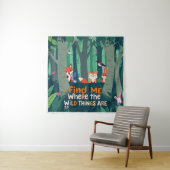 Nature Joy N01 Wandteppich (Beispiel)