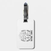 Nature Junkie Gepäckanhänger (Rückseite vertikal)