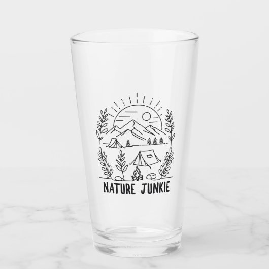 Nature Junkie Glas (Vorderseite)