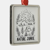 Nature Junkie Ornament Aus Metall (Rechts)