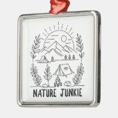 Nature Junkie Ornament Aus Metall (Links)