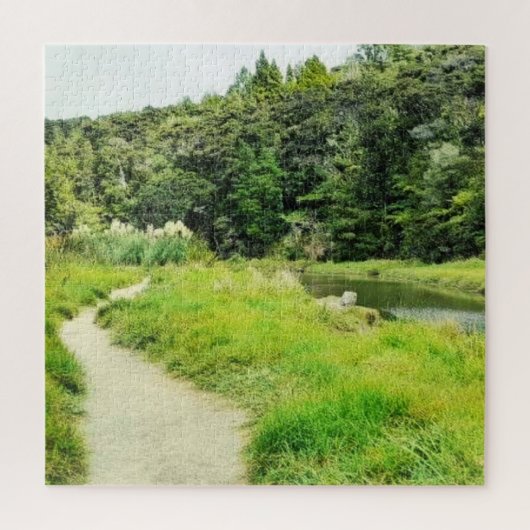 Nature Kakamatura Lagune Bush Track Foto Puzzle (Vertikal)