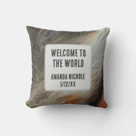 Nature Kinderzimmer Bird Feather Foto Gender Neutr Kissen