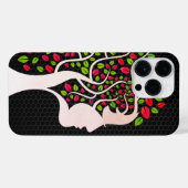 Nature Lady - Retro Edition iPhone Hülle (Rückseite (Horizontal))