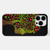 Nature Lady - Retro Green Edition iPhone Hülle (Rückseite (Horizontal))