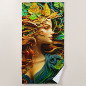 Nature Lady Strandtuch (Vorderseite)