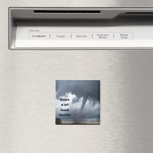 Nature Lao Tzu Quote Magnet (In Situ (Geschirrspüler))