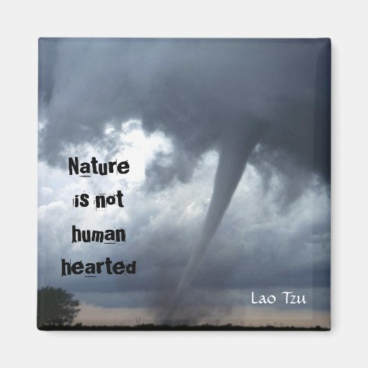 Nature Lao Tzu Quote Magnet (Vorne)