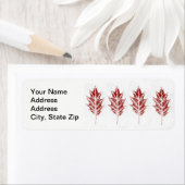 Nature Leaf Print, kleine rote Herbsteiche Blatt x (Insitu)