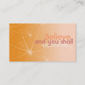 Nature Liebe Business Card Visitenkarte (Rückseite)